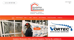 Desktop Screenshot of insulationwholesalers.co.nz